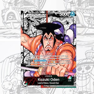 OP07 Kozuki Oden Custom Leader One Piece TCG