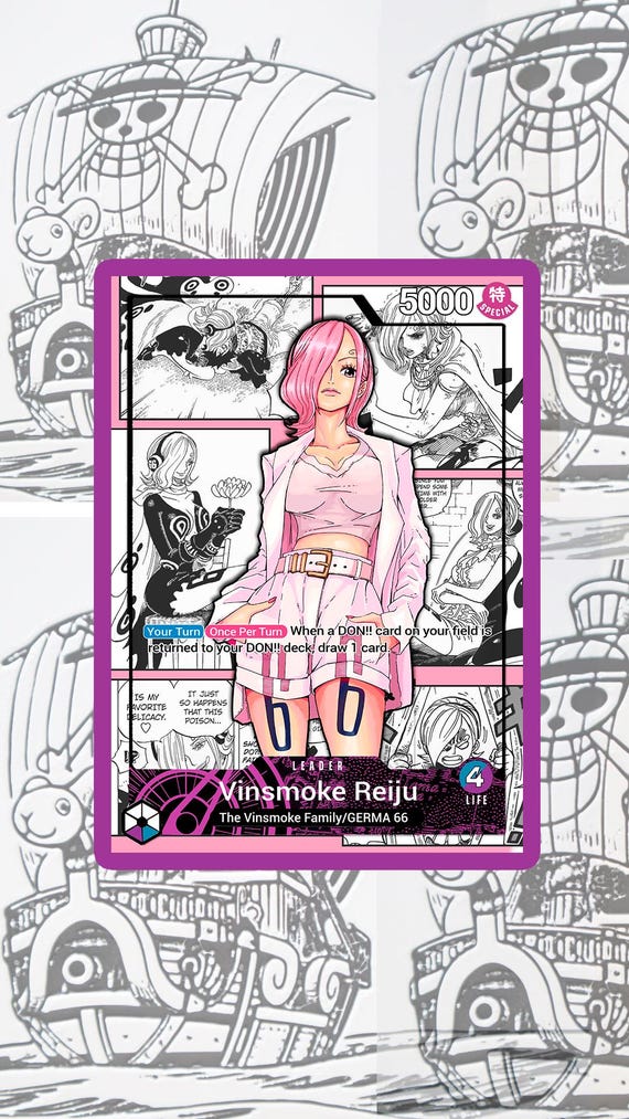 one piece tcg reiju deck One Piece Admirable Collection Reiju [AC-01] Milk Box Asia Exclusive –  TCGHOBBY main image 1