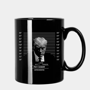 Trump Mugshot Coffee Mug