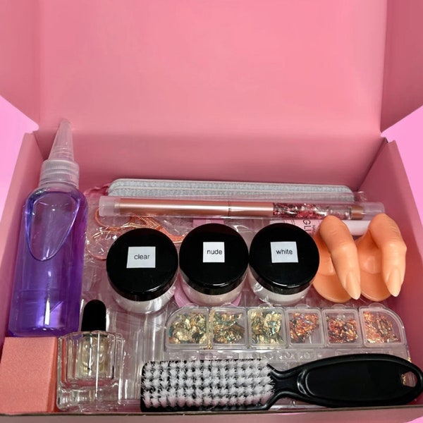 Acrylic Nail Kit - Etsy