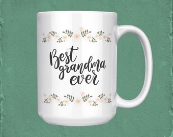 Taza de la abuela, taza de la abuela, tazas de la abuela, mejor taza de la abuela, taza de café de la abuela, regalos de la abuela, regalos para la abuela, la mejor abuela del mundo