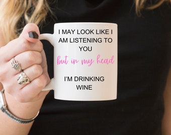 Taza de café para amantes del vino, regalo divertido y novedoso