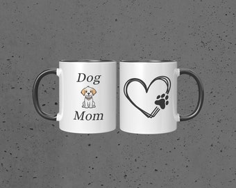 Taza de mamá perro, taza de mamá perro, tazas de mamá, tazas de animales