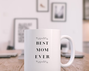 Taza de la mejor mamá del mundo - Taza de la mejor mamá - Tazas personalizadas para mamá - Taza de vacaciones de la mejor mamá del mundo