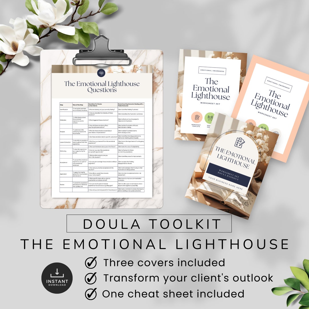 Dula Worksheets.pdf Birth Doula Worksheets Coping Skills Self Esteem - Etsy
