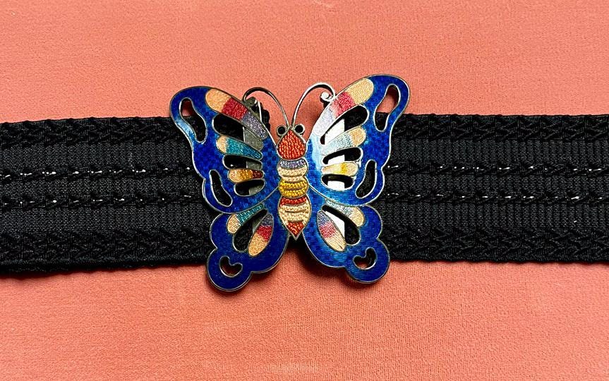 Cloisonne Butterfly Belt - Etsy display picture 3