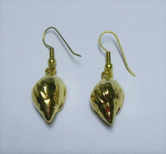 Wholesale-24k Gold Hand Dipped Real Conch Shell 1… - image 1