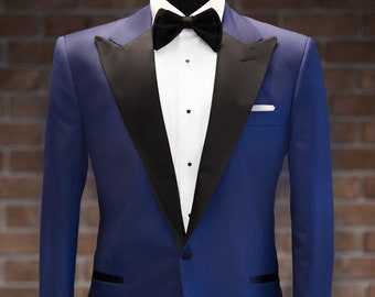 Men Wedding Jackets Blazer Outfit Dinner Jackets Tuxedo Jacket for Men Blue Blazers