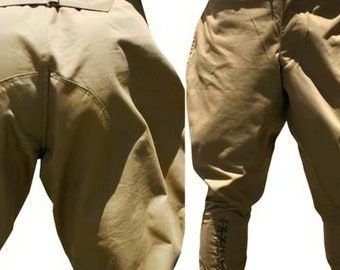 Vintage Steampunk Riding Breeches: Equestrian Jodhpurs