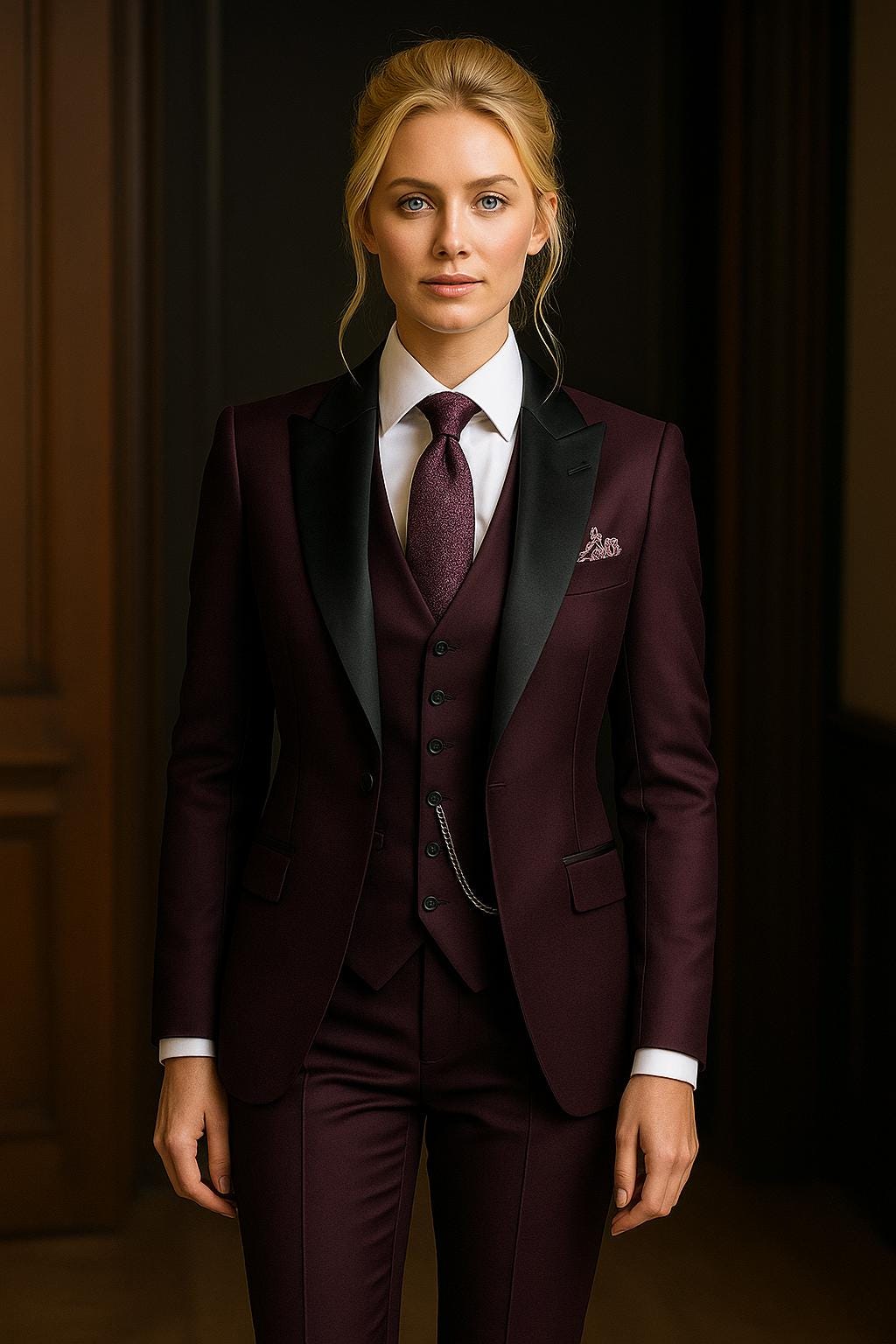 tomboy women's suits and ties