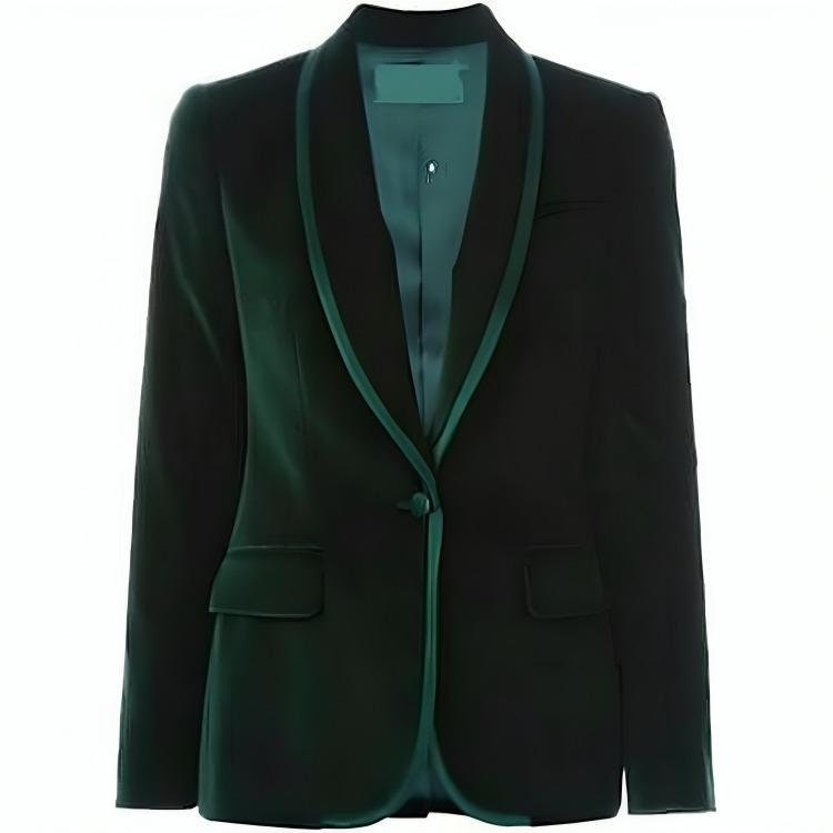 Women Green Velvet Blazer Christmas Gift Dinner Jacket Green Coat Womens Casual Jackets Etsy