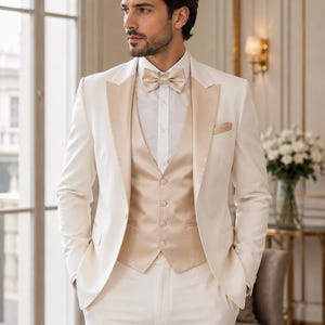 Champagne Wedding Pants Mens