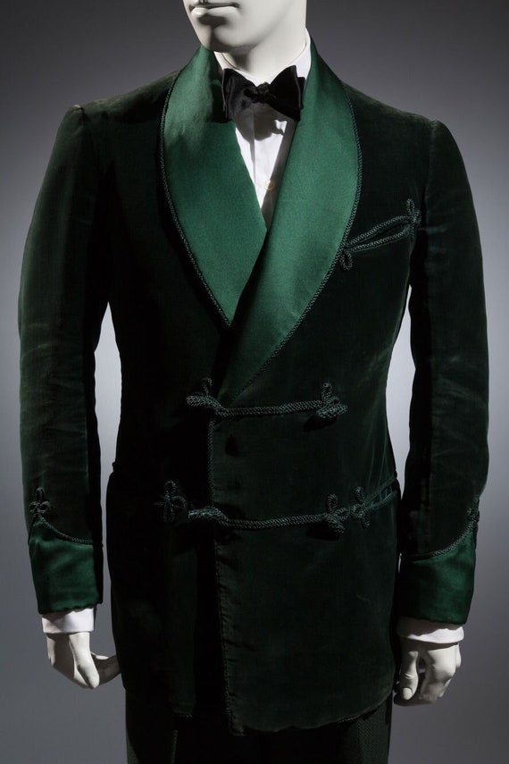 Men's Classic Velvet Smoking Jacket, Elegant Dinner Blazer, Luxury Tuxedo Coat, Vintage Formal Evening Wear, Gentleman Style