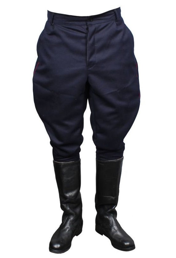 Men's Black Breeches Pant Equestrian Horseback Riding