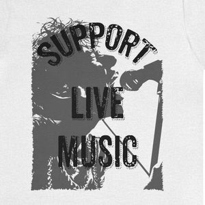 Support Live Music T-shirt, Go to Live Concerts T-shirt, Music Festival Shirt, Gift for musician, gift for concert goers, Music Lover Shirt