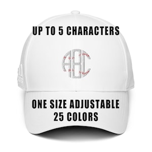 Personalized Baseball Embroidered Cap, Monogram Baseball Cap, Initials Baseball Cap, Baseball Embroidered Cap, Sport Game Lover, 100% Cotton