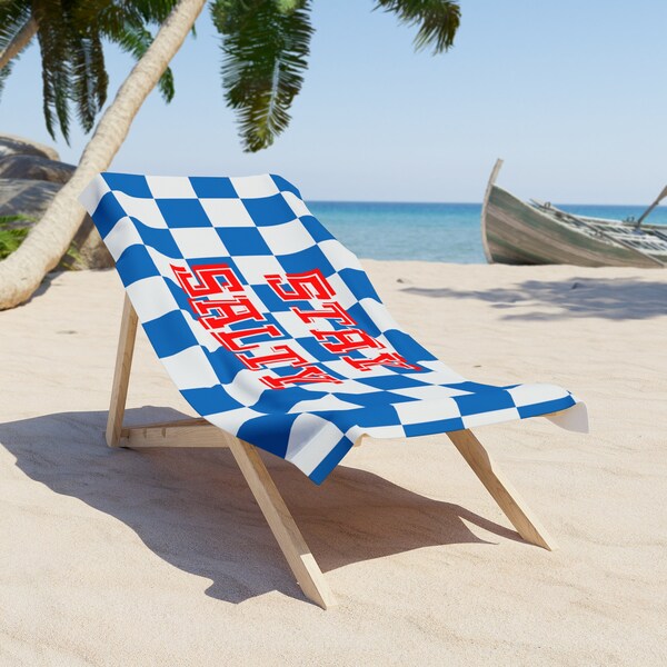 Beach Towel with caption Stay Salty main image 0