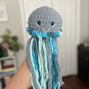 Amigurumi Jellyfish - Handmade Crochet Jellyfish - Custom Crochet Animals - Custom Plushie