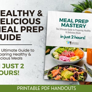 Healthy & Delicious Meal Prep Guide, Nutritious Meal Planning, Easy Healthy Recipes, Wellness Cooking Guide, Balanced Diet Cookbook