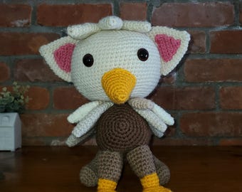 Handmade Crocheted Griffin Plush – Mythical Creature Stuffed Animal