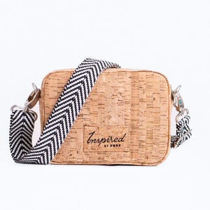 Anastasia Cork Small Crossbody - Natural