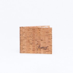 Cartera plegable de corcho - Natural