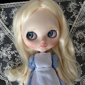 Custom Blythe Doll, OOAK Doll, Alice in Wonderland