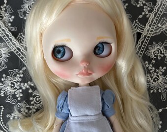 Custom Blythe Doll, OOAK Doll, Alice in Wonderland