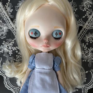 Custom Blythe Doll, OOAK Doll, Alice in Wonderland image 3