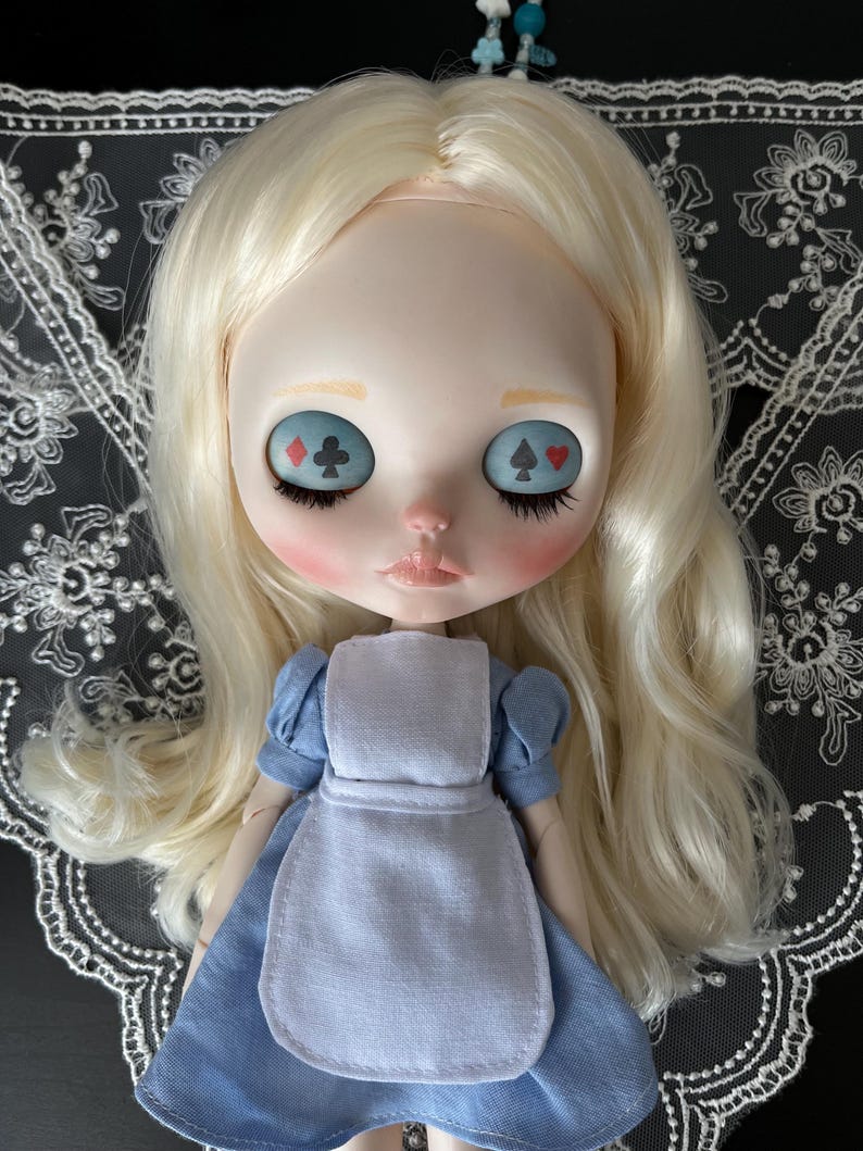 Custom Blythe Doll, OOAK Doll, Alice in Wonderland image 3