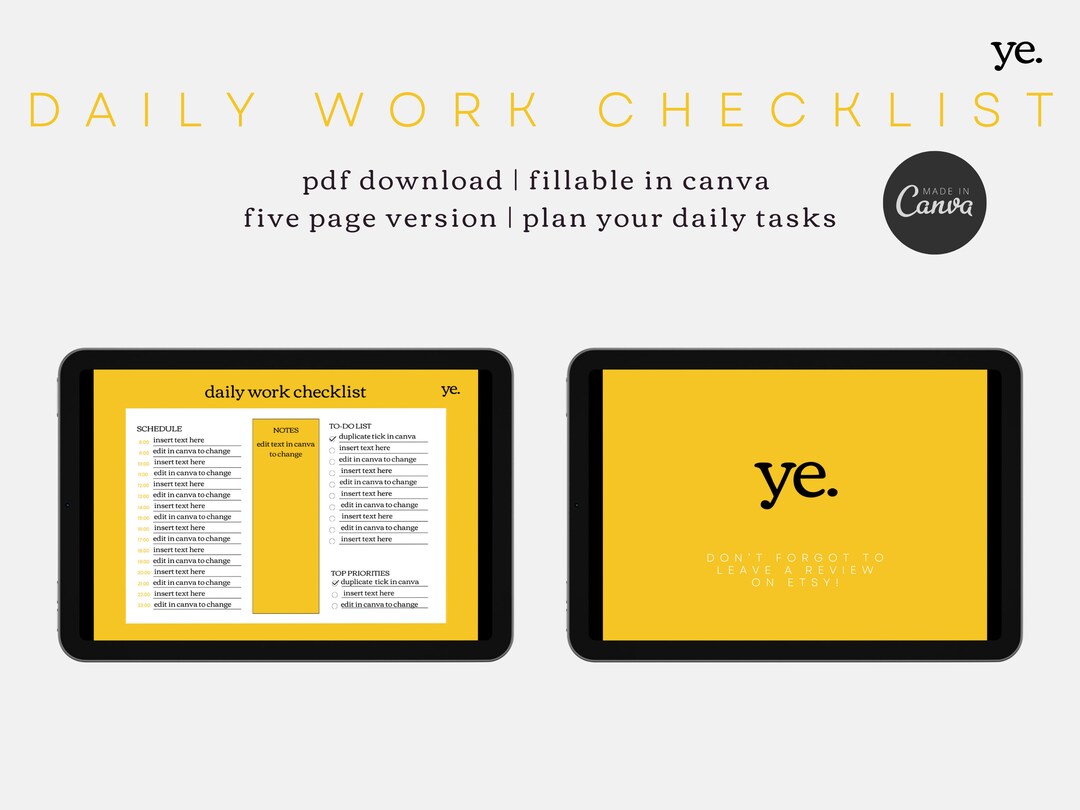 Daily Landscape Daily Task Checklist.pdf Daily Work Checklist: Landscape Version, Work Day Organiser, to Do List ...