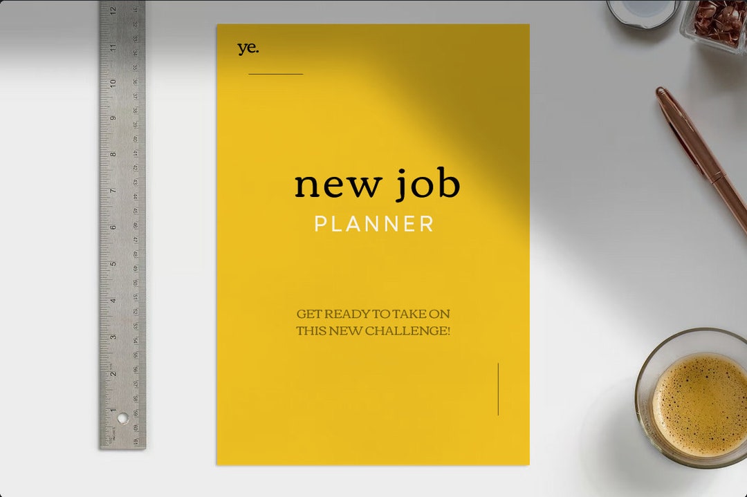 New Job Planner Work Planner Career Planner Career Planning Etsy