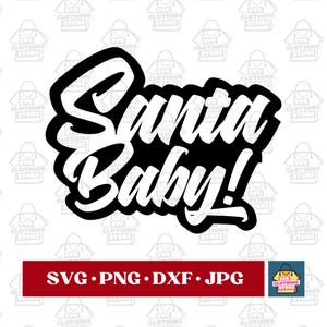 Santa Baby SVG, Santa Baby Design, Santa Baby Printable, Anúncio de gravidez de Natal SVG, gravidez festiva SVG, Maternidade de férias SVG