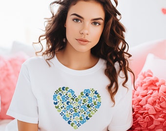 Blue Green Gamer Heart SVG, Gamer Girlfriend SVG, Gamer Girl Shirt Hoodie Bag SVG, fun Gaming Shirt, Cute Gamer Shirt, Gamer Girlfriend Gift