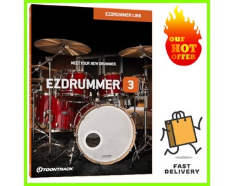 EZdrummer 3 for Windows & macOS + Core Library - The Ultimate Drum Studio