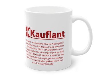 Keramik Tasse,Meme,Lustig,Kaufland,Pscht P Gö,Rap, Kauflandmeme,Tiktok viral,Bürotasse, Witzig, Humor,rap,beatbox,Tasse, Erwachsene,selfmade