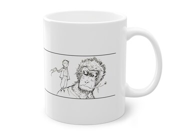 Taza de Cerámica, Principito, El Principito, Dibujo, Regalo, Infantil, Niños, Mágico, Mono, Taza de Oficina