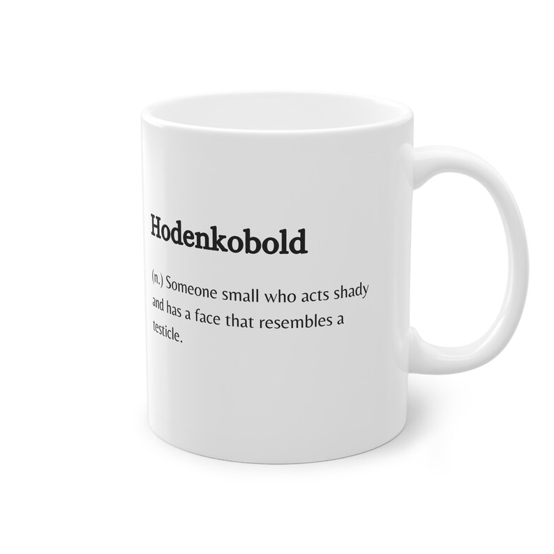 Ceramic Cup, Office, Humor, Testicle Goblin, Funny, Gift, Tiktok