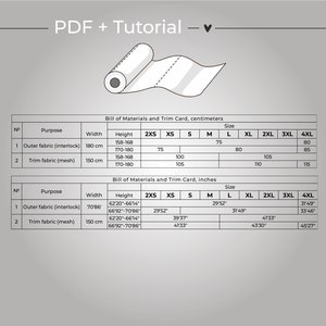 Beginner-Friendly Classic T-Shirt Pattern Sizes, 2XS-4XL / Easy Sewing / Jersey Fabric image 10