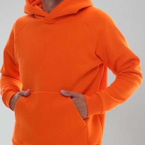 Men's hoodie/sweatshirt Pattern with raglan sleeves and kangaroo pocket men's, hoodie pattern, sizes XS-5XL us/uk 34-50, easy digital PDF image 10