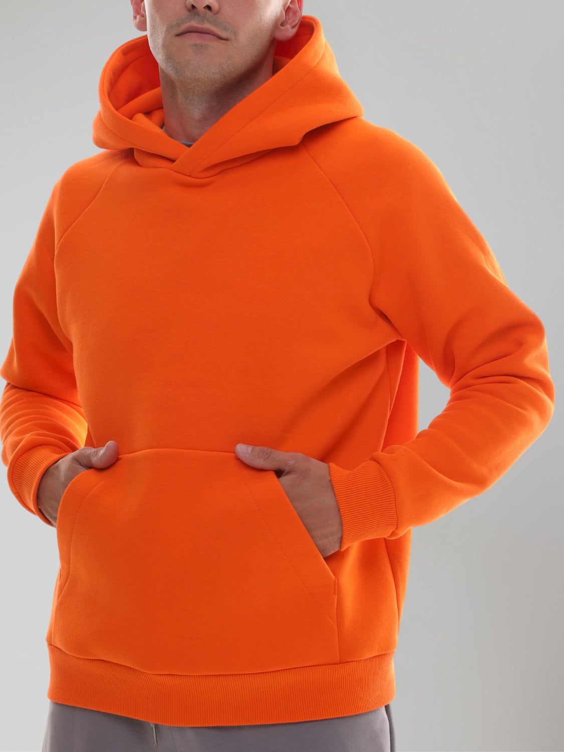Men's Sweatshirt Hoodie 2in1 Pattern With Raglan Sleeves and