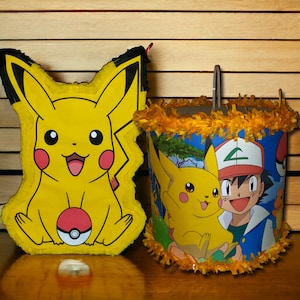 Ya Otta Pinata Pokemon Pikachu Pull String Pinata 22” x 18” x 3”
