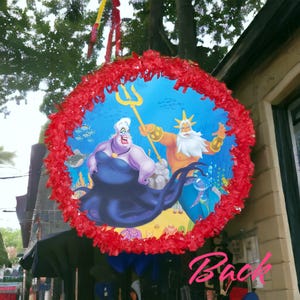 Princess Ariel, Ursula pinata . The Little Mermaid Pinata image 5