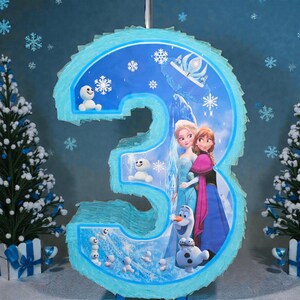 Piñatas con números congelados (1-9) Number 3