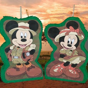 Mickey or Minnie Safari Pinata