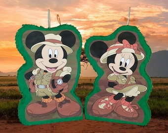 Mickey or Minnie Safari Pinata