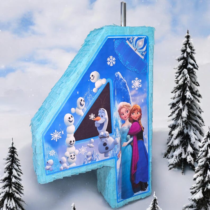 Piñatas con números congelados (1-9) imagen 16