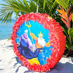 Princess Ariel, Ursula pinata . The Little Mermaid Pinata image 9