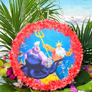 Princess Ariel, Ursula pinata . The Little Mermaid Pinata image 7