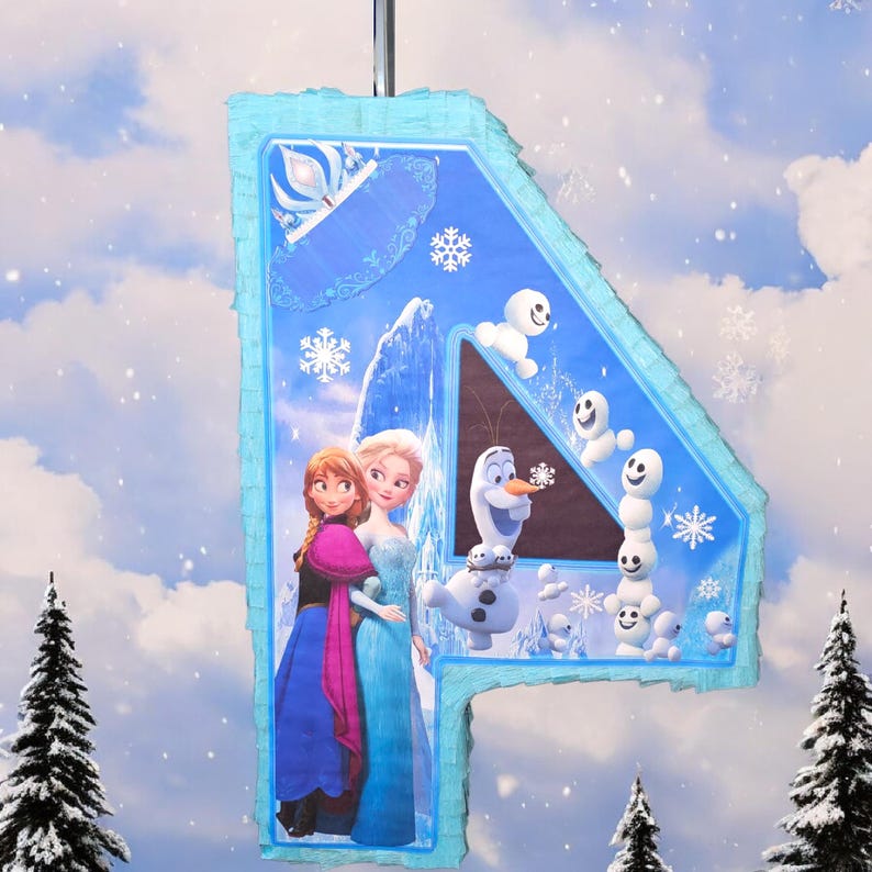 Piñatas con números congelados (1-9) imagen 8